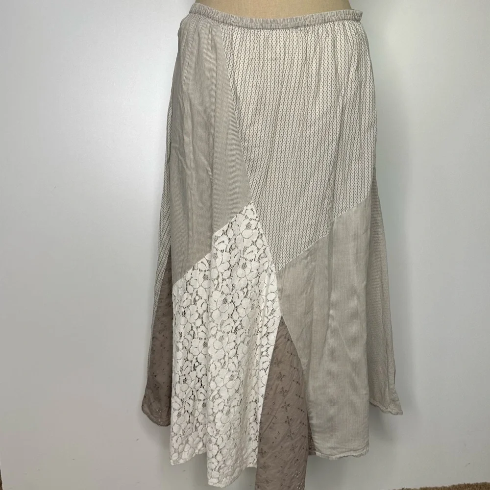 Patchwork midi skirt Medium - Picture 9 of 16